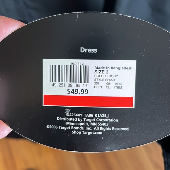 NWT, black, Peter Pan color. The perfect Wednesday Addams’s dress! - Picture 3 of 4